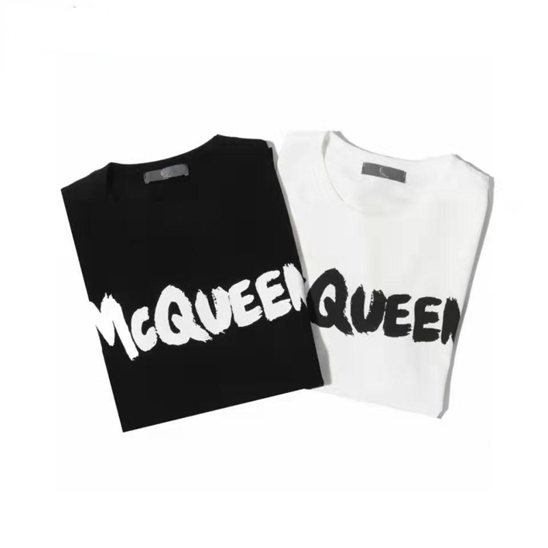 

T-shirts Mens Letter Print t Luxury Black Fashion Designer Summer High Quality Top Short Sleeve Size Mc S-xxl Queen t