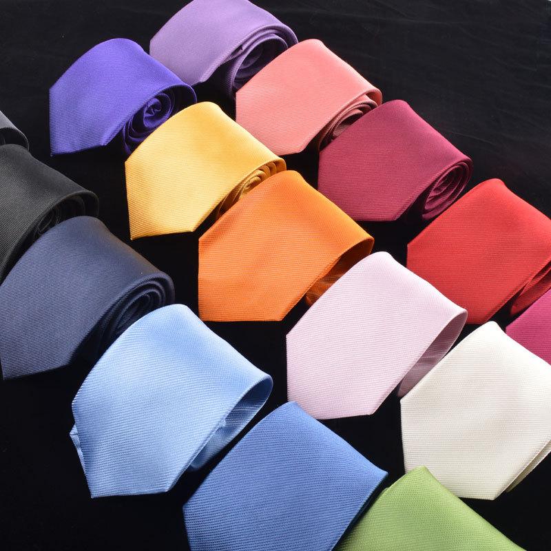 

Bow Ties 8.5cm Mulberry Silk Business Tie Men's Formal Jacquard Solid Color TieBow