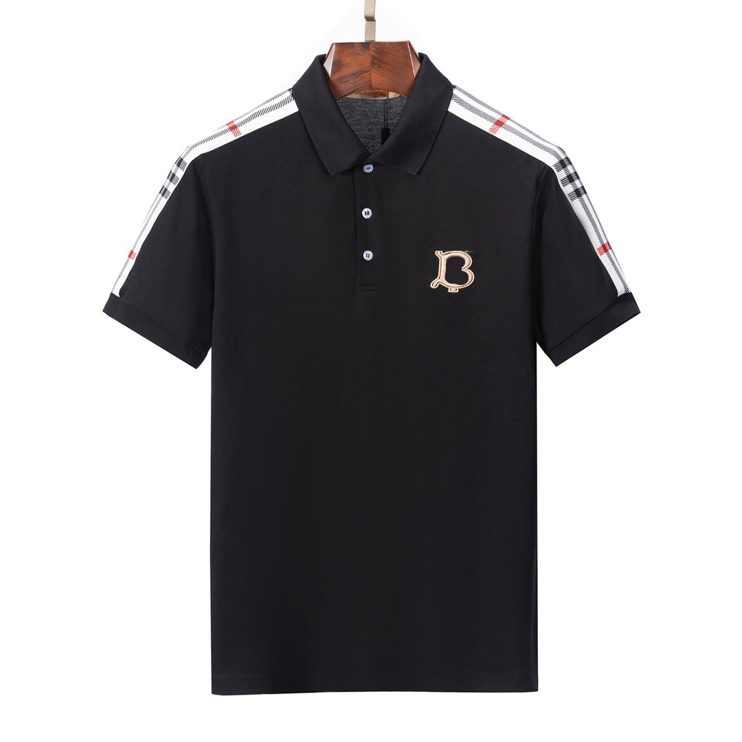

Mens designer polos t shirt fashion embroidery short sleeves tops turndown collar Formal wear casual polo shirts, White