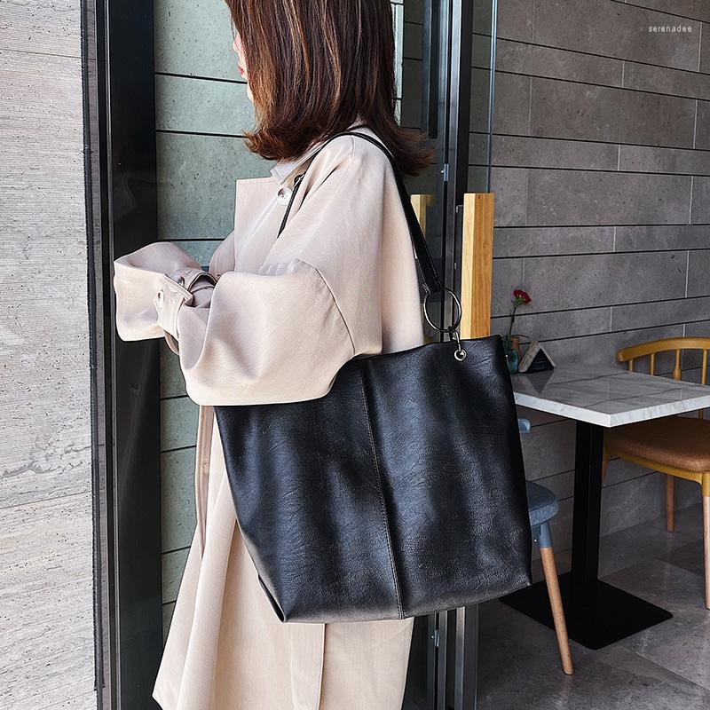 

Evening Bags Women's Bag Designer PU Shoulder Leather Large Capacity Soft Surface Shopper Clutch Sac De Luxe Femme Holiday Handbag, White