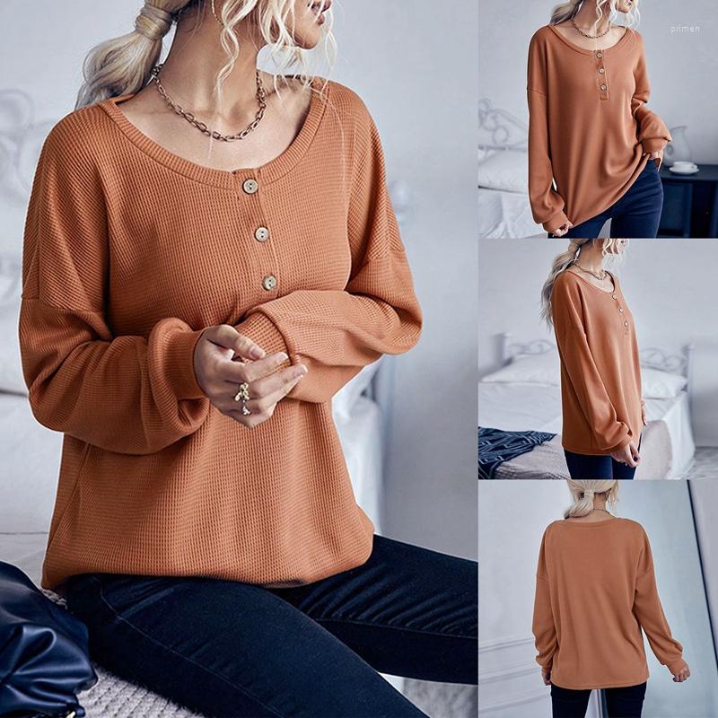 

Women' Sweaters Brown Knitted Women Winter Loose Solid Ladies Pullovers Warm Casual Knitwear, Auburn