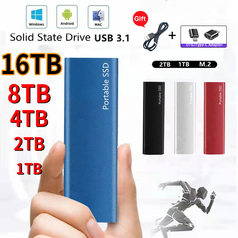 1TB Portable High Speed Mobile Solid State Drive 500GB SSD Mobile Hard Drives External Storage Decives for Laptop mac 2023 New-image-843262521