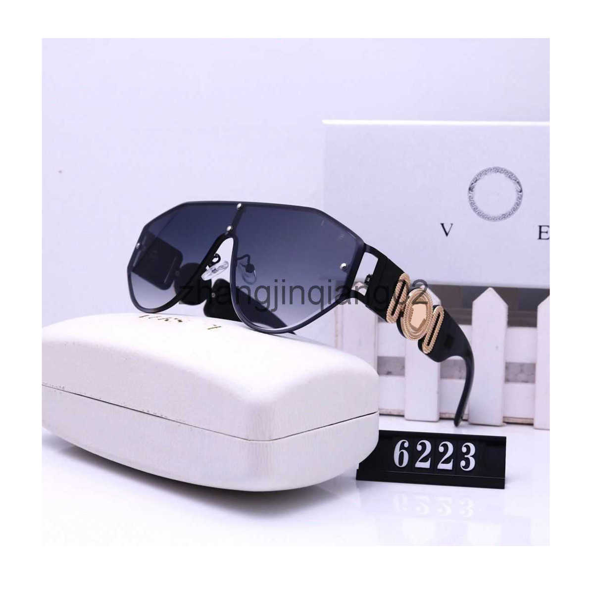 

Designer Versage Sunglass For Woman Mens Cycle Luxurious Fashion Sport Sunglasses New One Piece Anti Ultraviolet Vintage Baseball Glasses