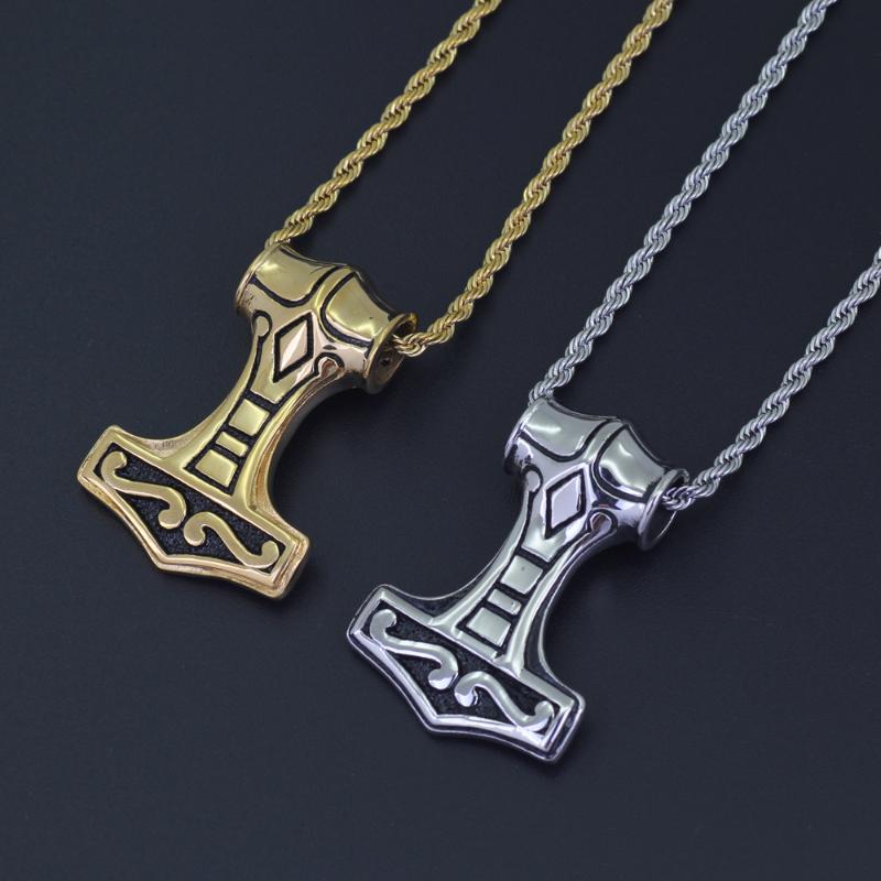 

Pendant Necklaces Hip Hop Fashion Stainless Steel Necklace Jewelry SN159