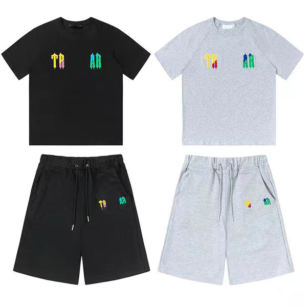 

Mens T-Shirts Crew Neck short sleeve Active Letter Embroidery Anti-Pilling Anti-Wrinkle Breathable 100% Cotton Tees size S M L XL Black Gray cotton spandex fabric