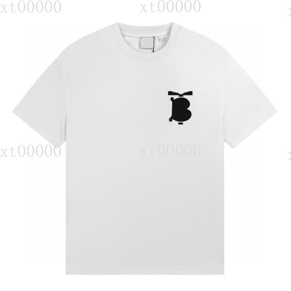 

23SS Designer Letter Printed T Shirts Tee Sweatshirt Fashion High Street Short Sleeves Summer Casual T-Shirt Breathable Men Women Crew Neck Tees Dresses for Wo 23-642, White