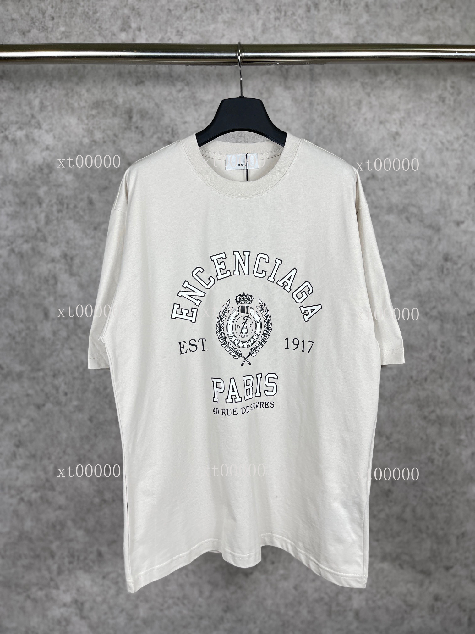 

23SS Designer Letter Printed T Shirts Tee Sweatshirt Fashion High Street Short Sleeves Summer Casual T-Shirt Breathable Men Women Crew Neck Tees Dresses for Wo 23-644, White