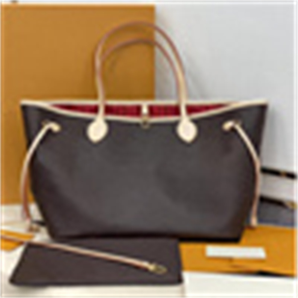 

AAAAA real leather Totes WOMAN WOMEN luxurys designers bags fashion Handbags messenger crossbody Wallet lady clutch, Brown flower +pink insiede