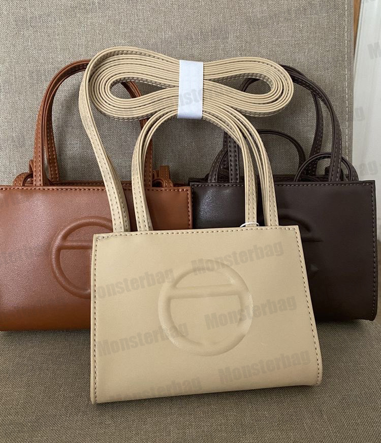 

Designer Telfars Bag Small Shopper Shopping Bags Mini Shoulder Bag Leather Fleece Tote Cream Tan Chocolate Pink Women Handbag Crossbody Lady Medium, Color 10