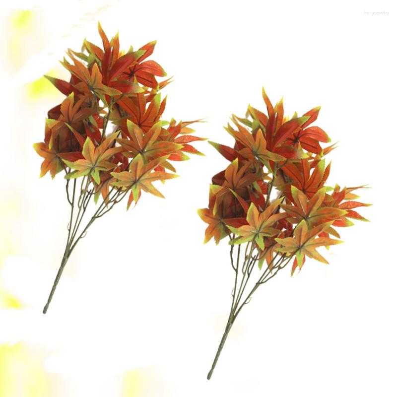 

Anklets Leaves Fall Fake Stems Artificial Greenery Decoration Branches Flower Thanksgiving Autumn Diy Centerpieces Simulation