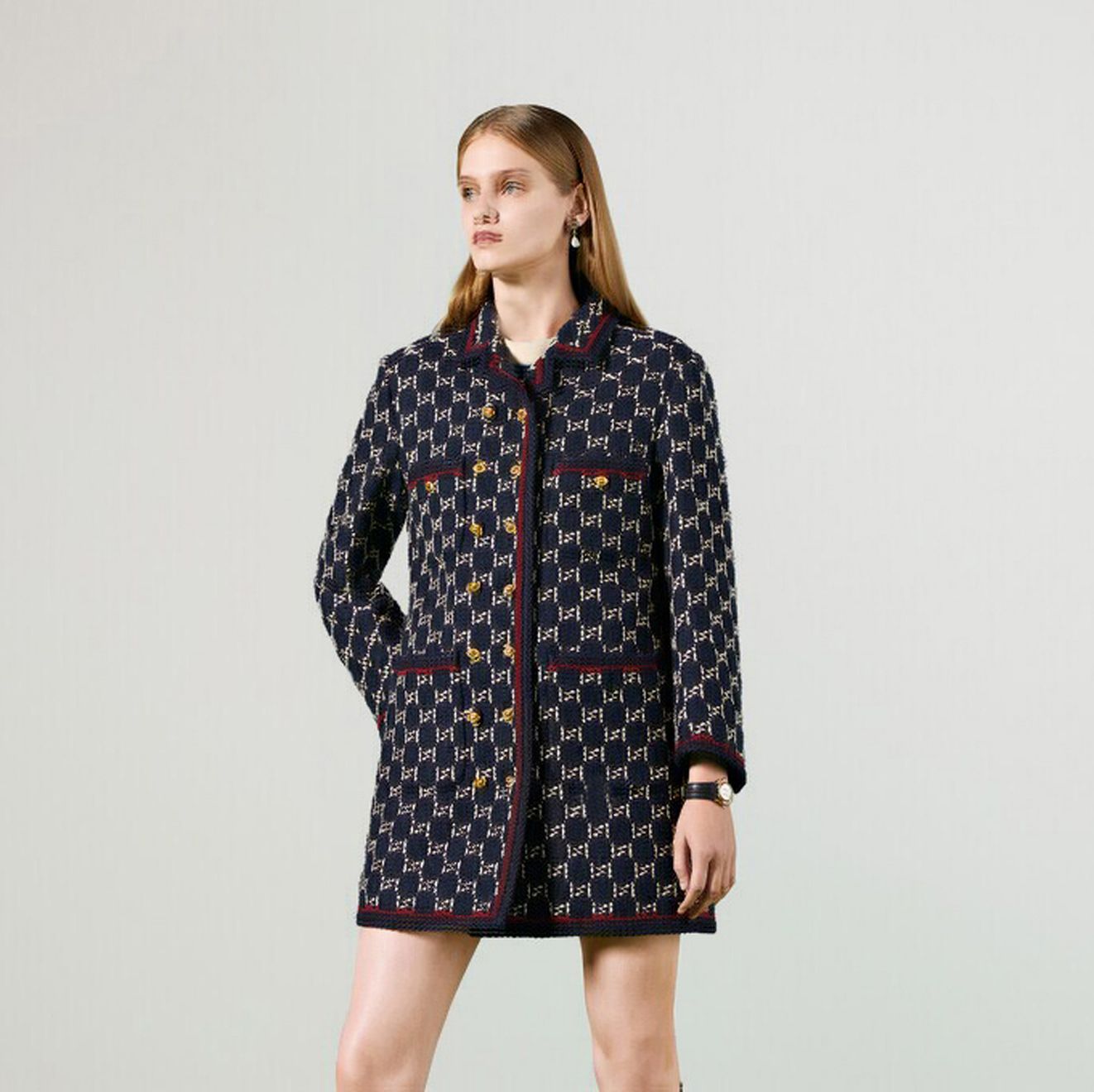 

fashion women suit designer clothes blazer with full letters spring new released tops styleblog, Blue