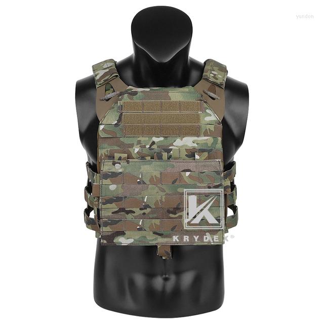 

Hunting Jackets KRYDEX Tactical JPC2.0 Plate Carrier Vest High Speed Instant Cummerbund/Shoulder Strap Quick Release Assaulter Armor, Black