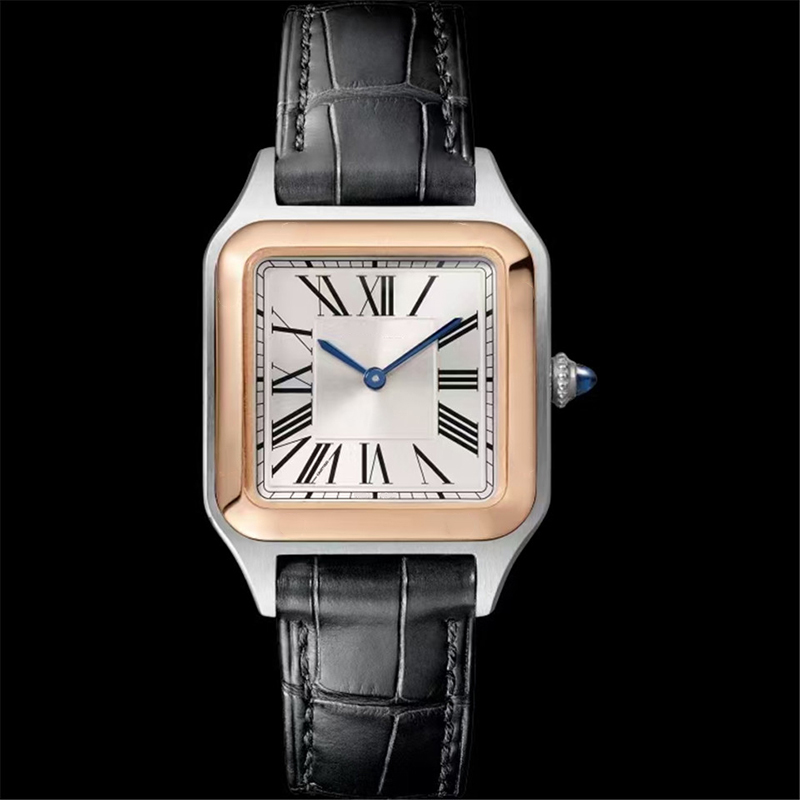 5A Orologio Femmes regarde entièrement en cuir en acier inoxydable la mode de la mode assortie de bracelet Montre de Luxe Lady Quartz Watch
