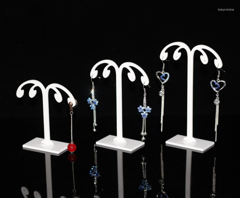

Jewelry Pouches Customized Flower Acrylic Earring Display Organizer Studs Holder Showing Rack Stand 3pcs/set