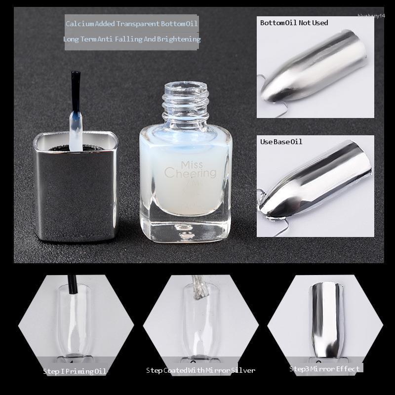

Nail Polish 7ml Capacity Silver Plating Effect Fashionable And Shining Metal Mirror UV Gel Soak Off LED Varnish Art Manicure, Nail polish set