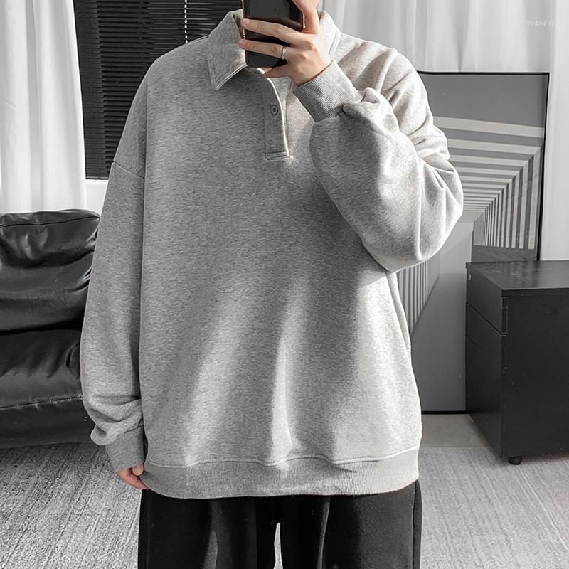 

Men' T Shirts Men Clothing 2023 Spring Men' Large Size Loose T-shirt Tops Literary Fan Solid Color Long-sleeved, Black