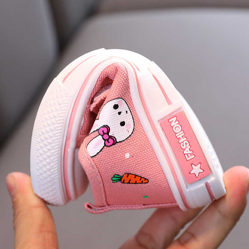 

Autumn New Girls' Shoes Super Light Soft Soled Chil1en's Canvas Shoes Middle School Students' Leisure Breathable Boys' Biscuit Shoes, Red4