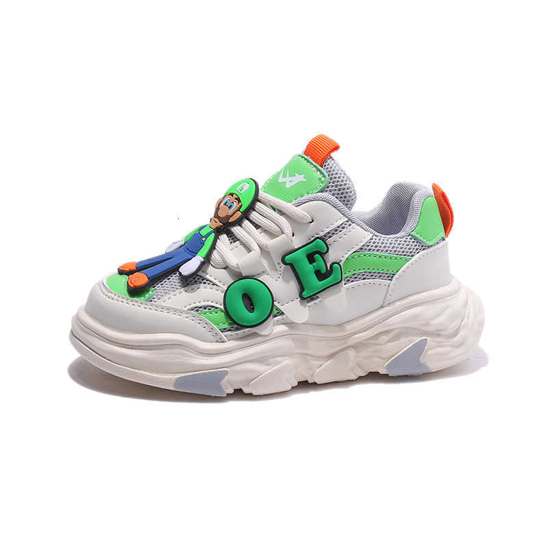

Girls' Shoes Sports Shoes Spring Shoes Chil1en's Shoes Girls' New Lightweight Breathable Mesh Shoes for Spring and Autumn 2023, Green