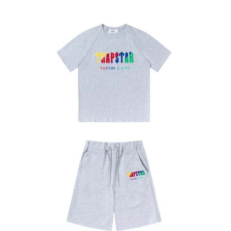 

TRAPSTAR Men's Tracksuits designer t-shirt luxury fashion men's T-shirt casual street hip-hop short-sleeved cotton sportswear JU8B