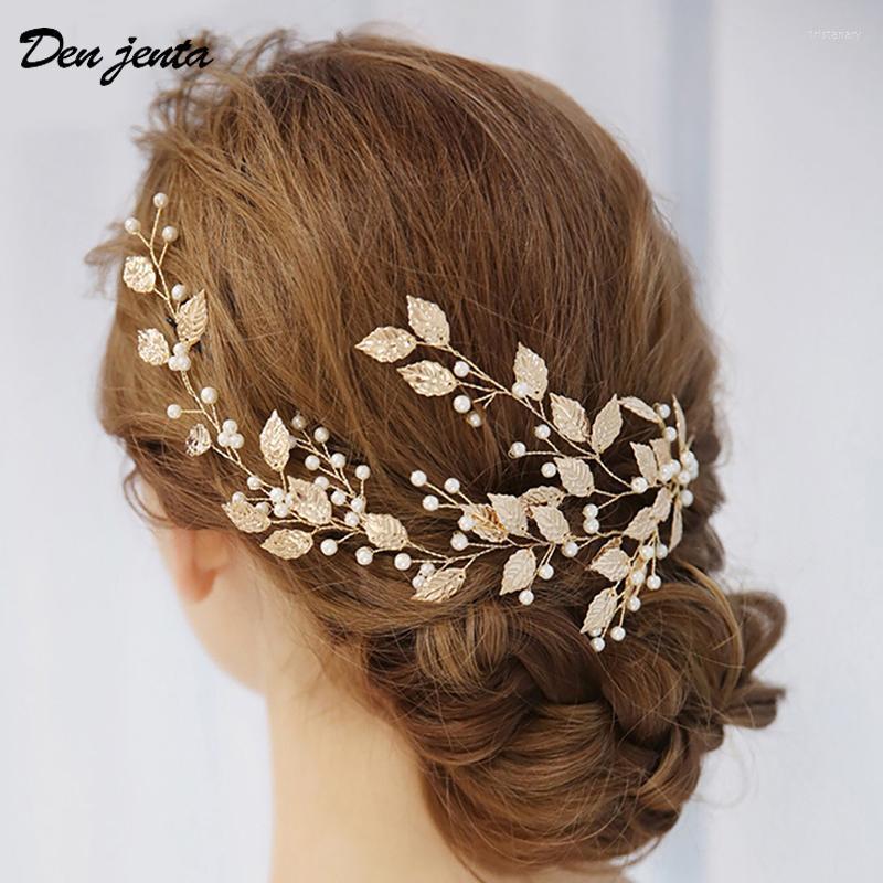 

Hair Clips & Barrettes Fashion Wedding Headdress For Bride Handmade Combs Floral Pearl Accessories Hairpin OrnamentsHair Tris22