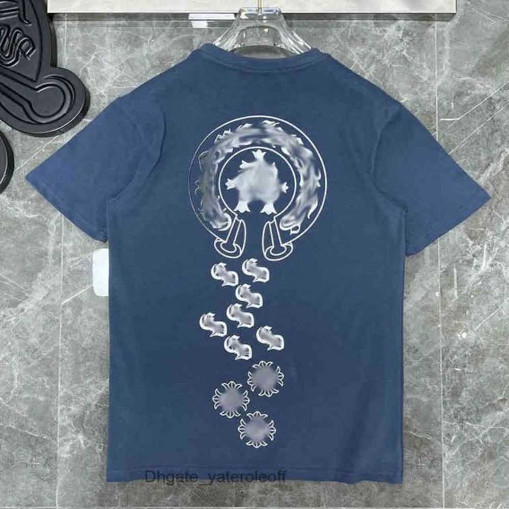 

Men' t Shirs New Ch Chrome Classics Mens Shirs High Qualiy Brand Neck Shor Sleeves Tops Tees T-shirs Sweaer Casual Horseshoe57p2, 18