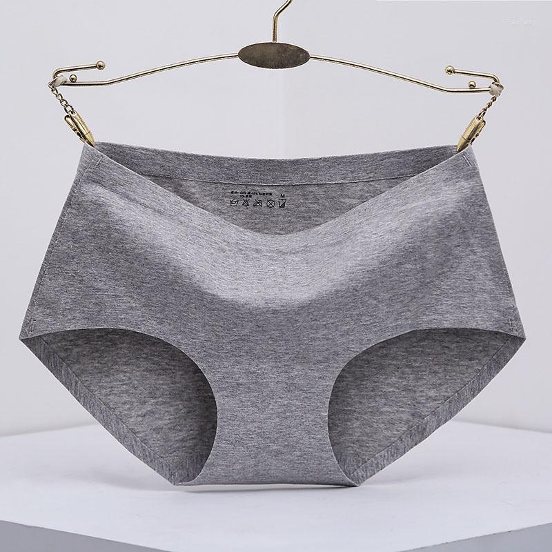 

Women's Panties 4pcs / Lot Fashion Women Seamless Underwear Sexy Mid-waist Briefs Women's Intimates Cotton, T7