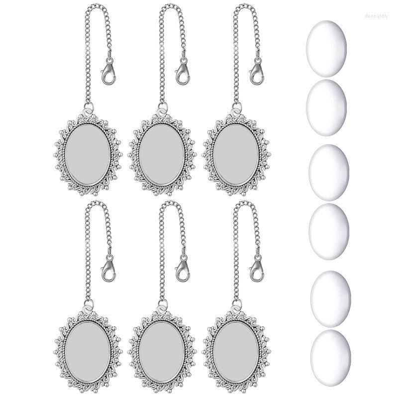 

Keychains 8 Pieces Graduation Cap Tassel Memorial Po DIY In Memory Charms Gift For Graduate Pendant