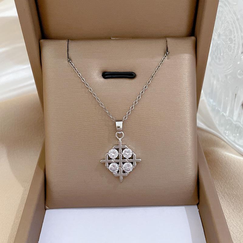

Pendant Necklaces Cross For Women Men Silver Color Stainless Steel Link Chain Charm Necklace Choker Chains Punk Hip Hop Jewelry
