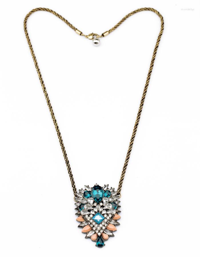 

Pendant Necklaces 2023 Costume Jewelry For Girl Wholesale Women Orange Pink Blue Statement Pendants &