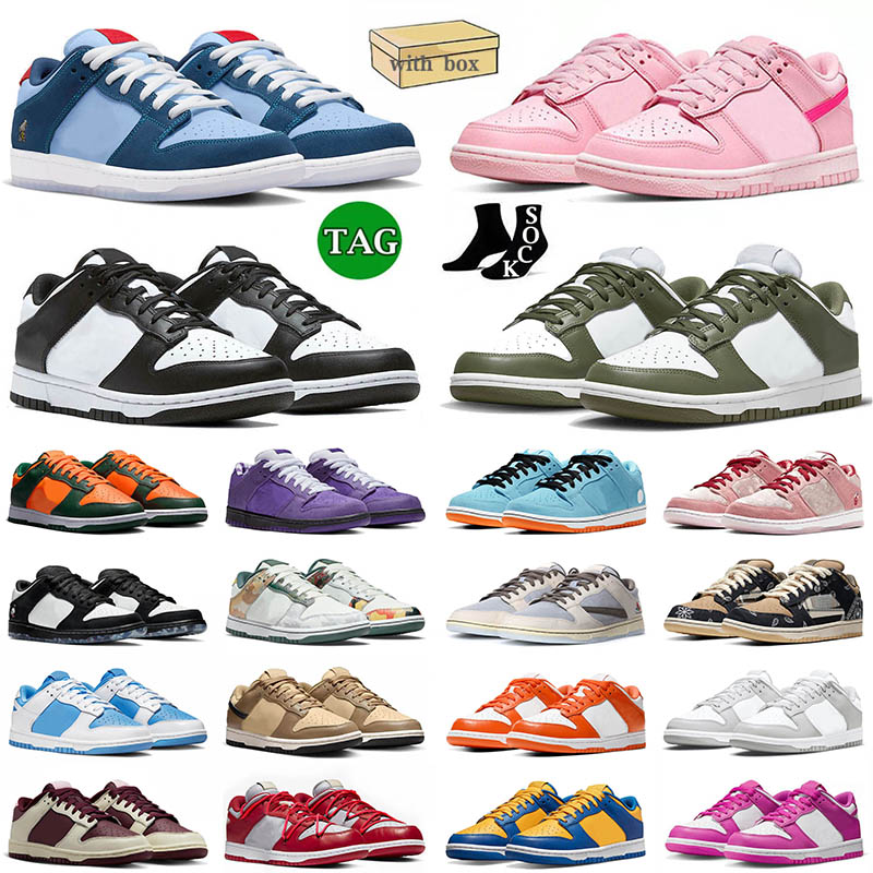 

Panda Shoes Mens Women SB Skate Low With Box Dunks Pink Why So Sad Purple Lobster Philles Valentines Day AE86 Dunksb Lows GAI trainers designer sneakers