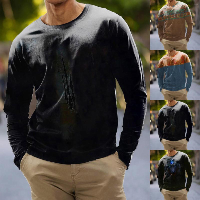 

Men's T Shirts 2023 Spring T-shirts For Women Fashion Casual Stripe Print Long Sleeve O-neck Tops Blouse Harajuku Streetwear, Black