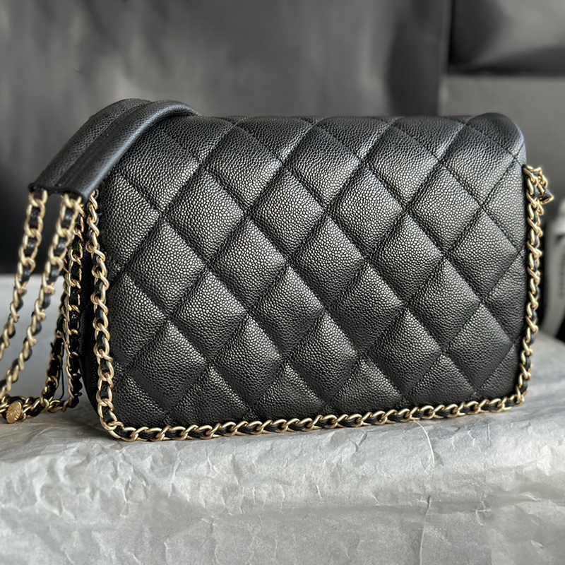 

Original Quality Designer Flap Bags Real leather Cross Body Bag With Box C229