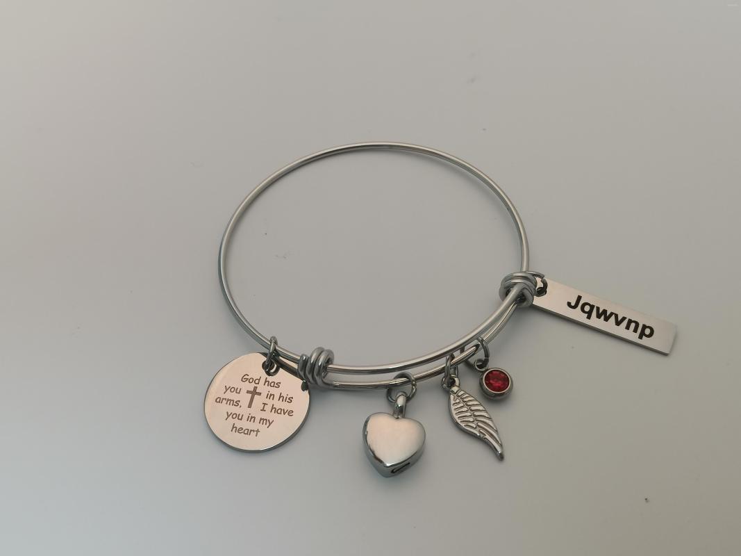 

Bangle Jqwvnp Urn Jewelry Pendant Decoration Angel Wing Ash Bracelet