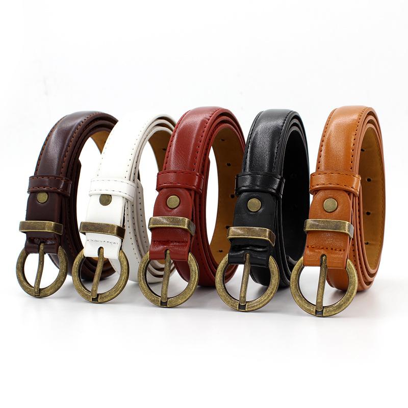 

Belts Women's Belt Fashion Women Female Genuine Leather For Pin Buckles Fancy Vintage JeansBelts, Black