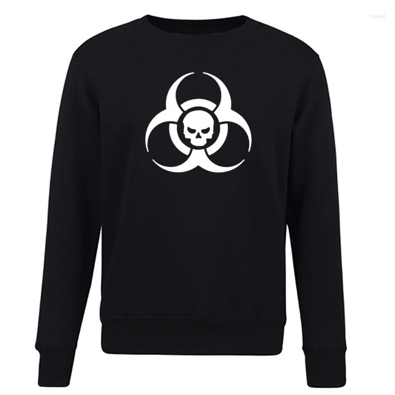 

Men's Hoodies UMBRELLA Biohazard Personality Infection Black Cotton Terry Casual Sweat Homme Men Hoodie Sweatshirt