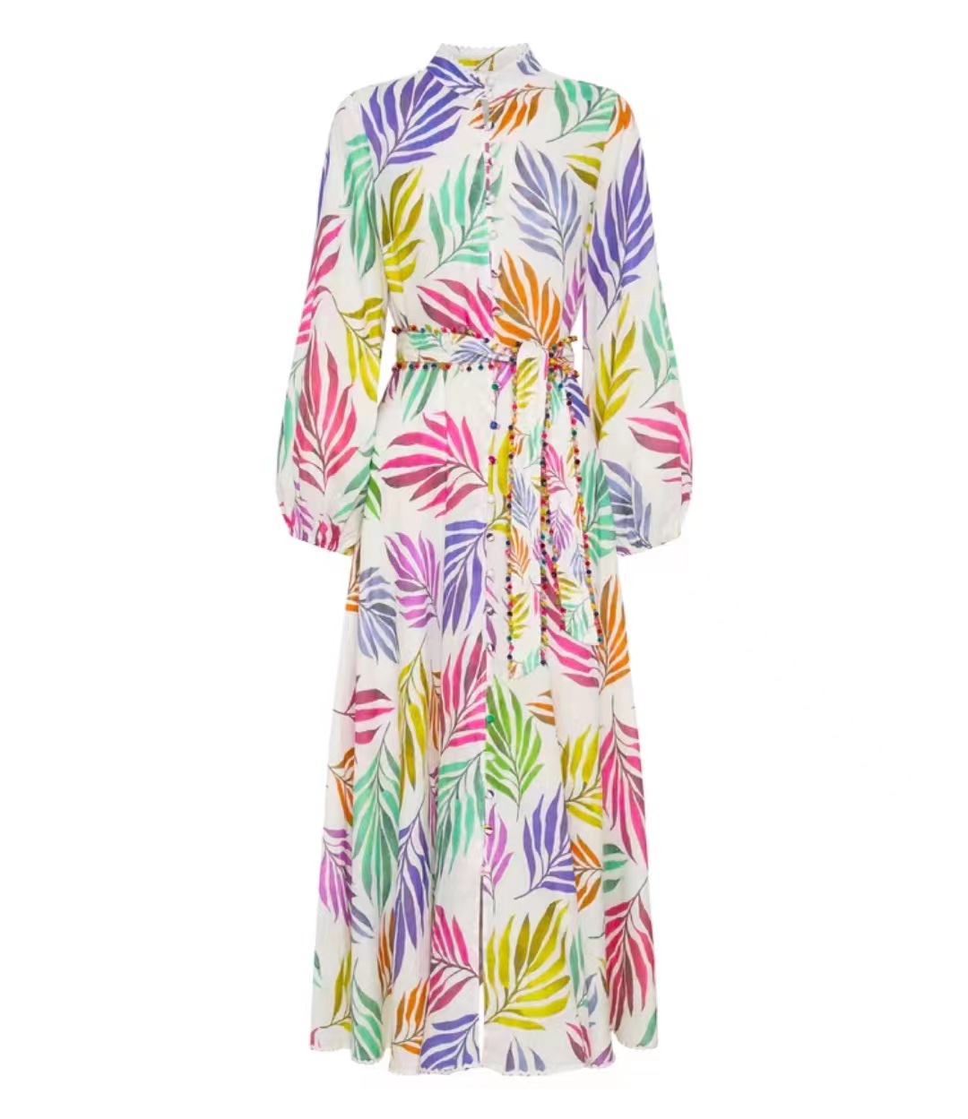 

2023 spring style floral dress,Fashion and leisure, Contrast color