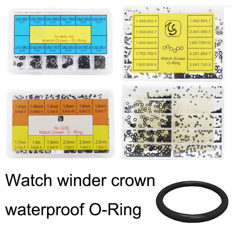 

Watch Repair Kits 1.4mm-4.2mm Crown Rubber Ring Button Winder Sealing Anti Dust O-Rings Tool Waterproof O-Ring