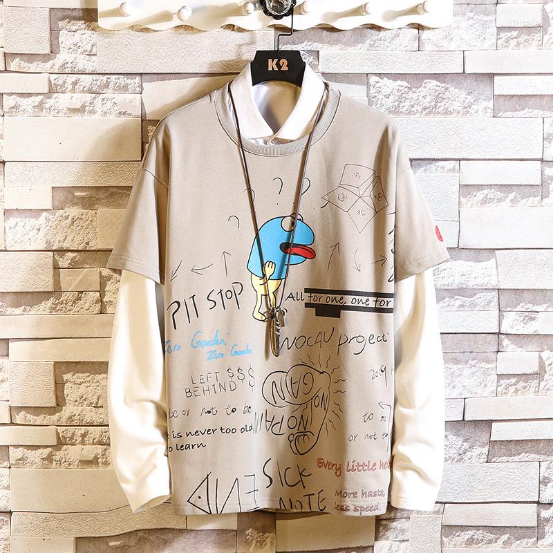 

Men's Hoodies 2023 Summer Korean Version Of The Trend European And American Couples Students Stitching Casual Large Size Pullover, Blue