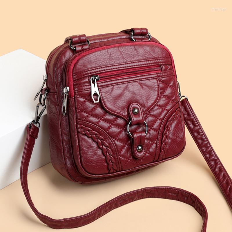 

Evening Bags 2023 Women Soft Leather Handbags High Quality Bag Small Casual Female Messenger Shoulder Ladies Crossbody, Black
