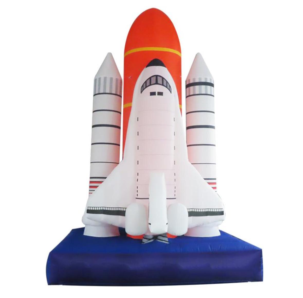 

outdoor activities 4m High Giant inflatable spaceship space shuttle Rocket model for advertising3387701