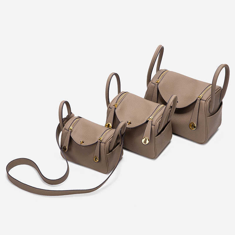 

Designer Herme Lindi Bags online outlet bag spring and summer 2023 new pillow fashion trend single shoulder diRFEB, Gold buckle large black