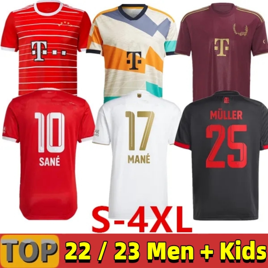 

22 23 soccer jersey SANE 2022 2023 GORETZKA football t shirt GNABRY camisa de futebol Oktoberfest men kids kits KIMMICH fans player 50th JOAO CANCELO C.RICHARDS BULIND, 22 23 third aldult bundesliga