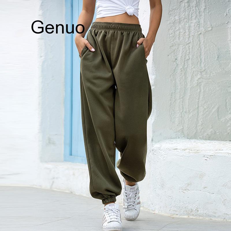 

Women' Pants & Capris Sweatpants Women 2023 Spring Casual Loose Harem Solid Fashion Hip Hop High Waist Baggy Trousers Joggers -XXL, Black