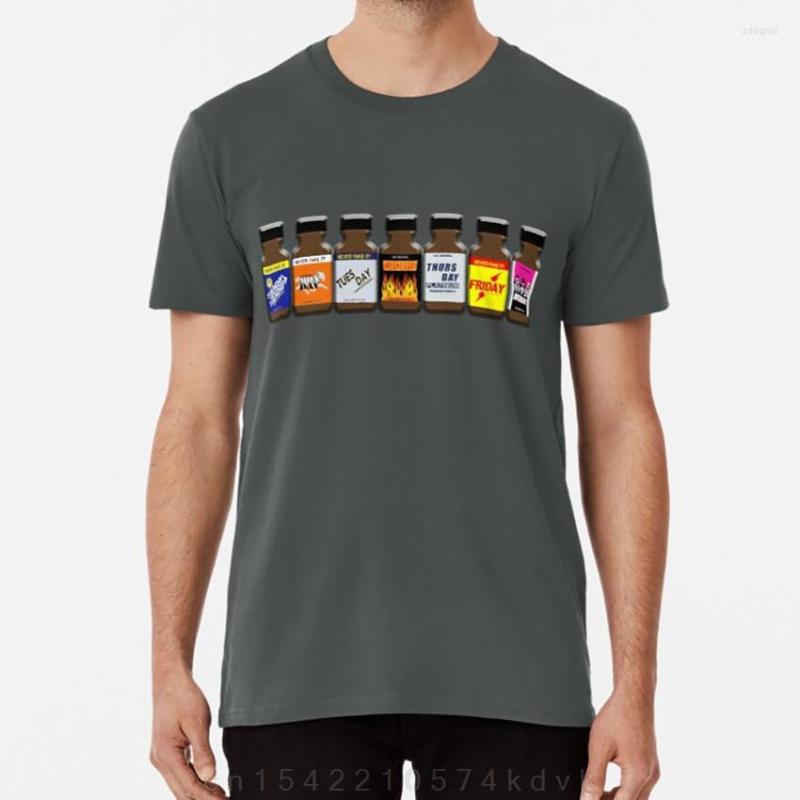 

Men's T Shirts Funny Poppers! Your Weekly Survival Kit. Shirt Poppers Gay Pride Kink Fetish Leather Daddy Boy Pig Fisting, Black