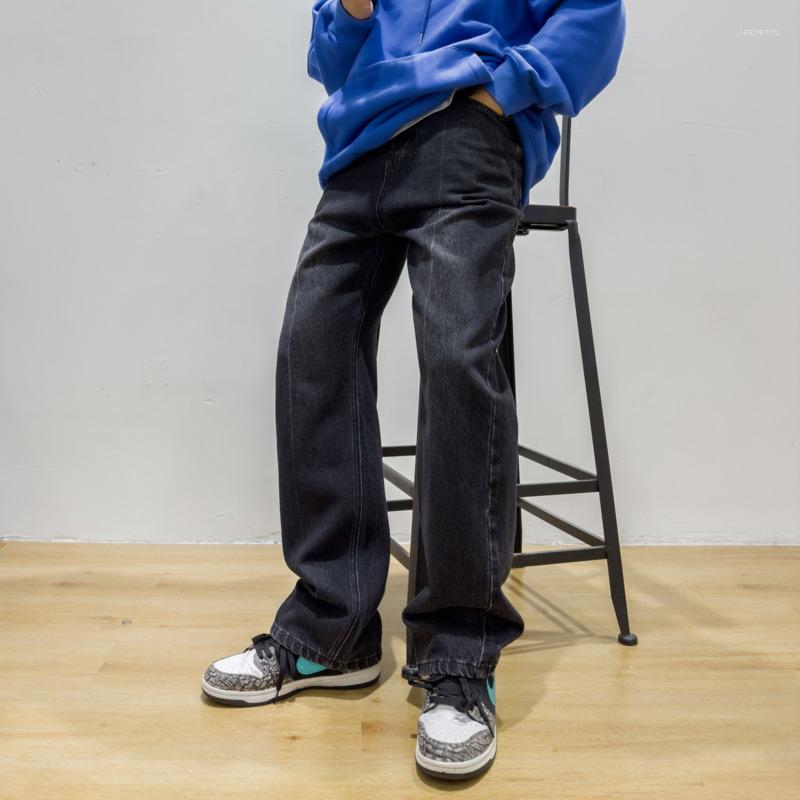 

Men' Jeans Blue Black Baggy Men Fashion Harajuku Casual Straight Streetwear Hip-hop Loose Denim Pants Mens Trousers -2XL