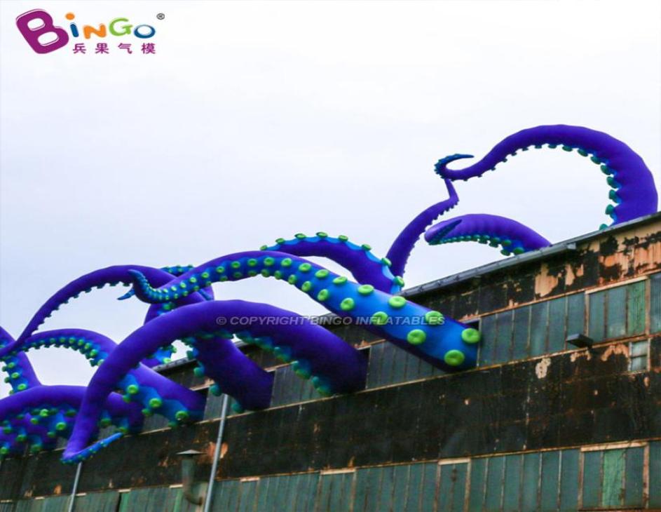 

Outdoor 6M Height Octopus Tentacles Buildings Decorative Inflatable Squid Fingers Balloons Model For Decoration Advertising Event 4591648