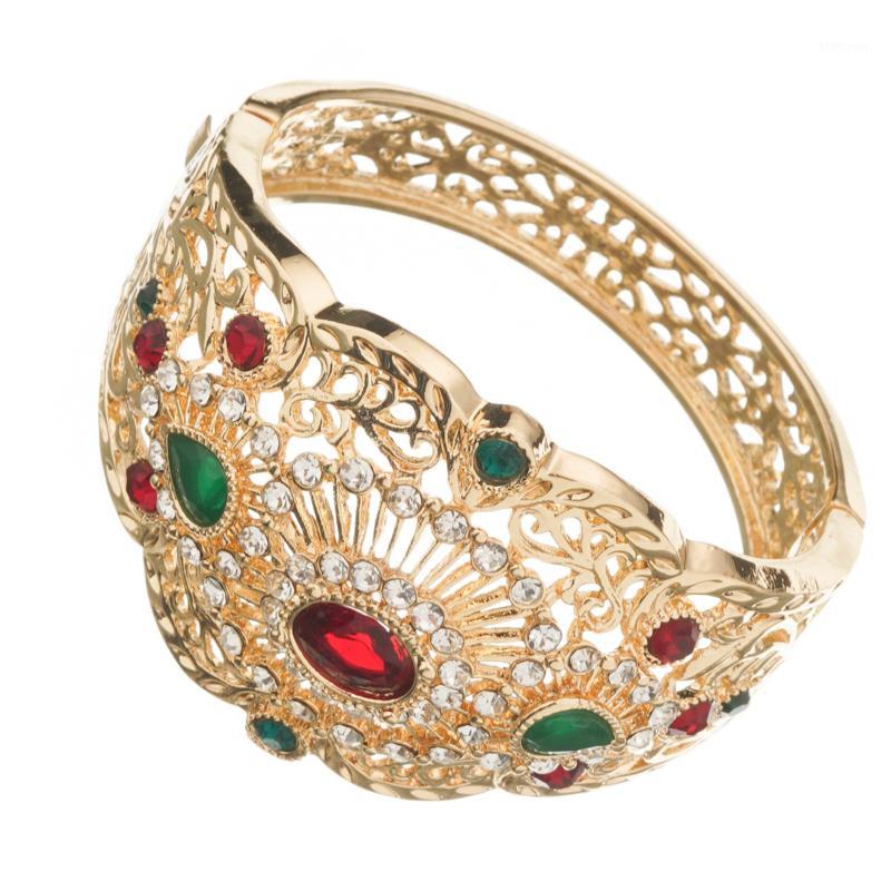 

Bangle Design Of Moroccan Style Bracelet Jewelry Wedding Metal Rhinestone Bracelet1