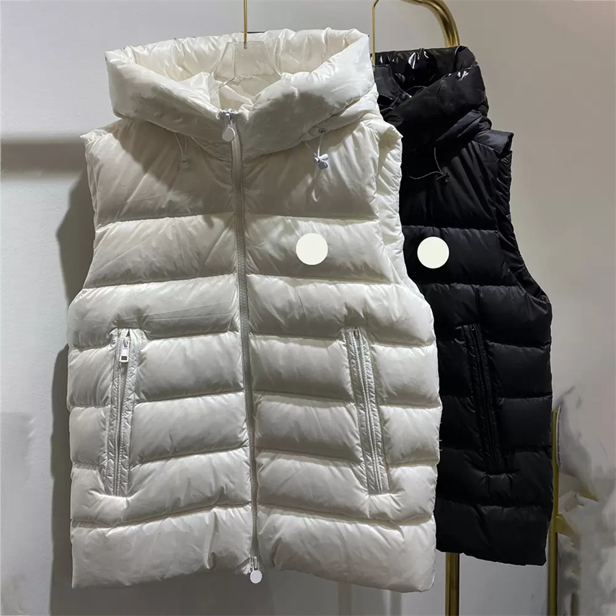 

Designer Maya Mens Down Vests france Hat with Letters Womens Vest Embroidered Chest Badge Warm Outerwear winter Jackets Complete labels 2023