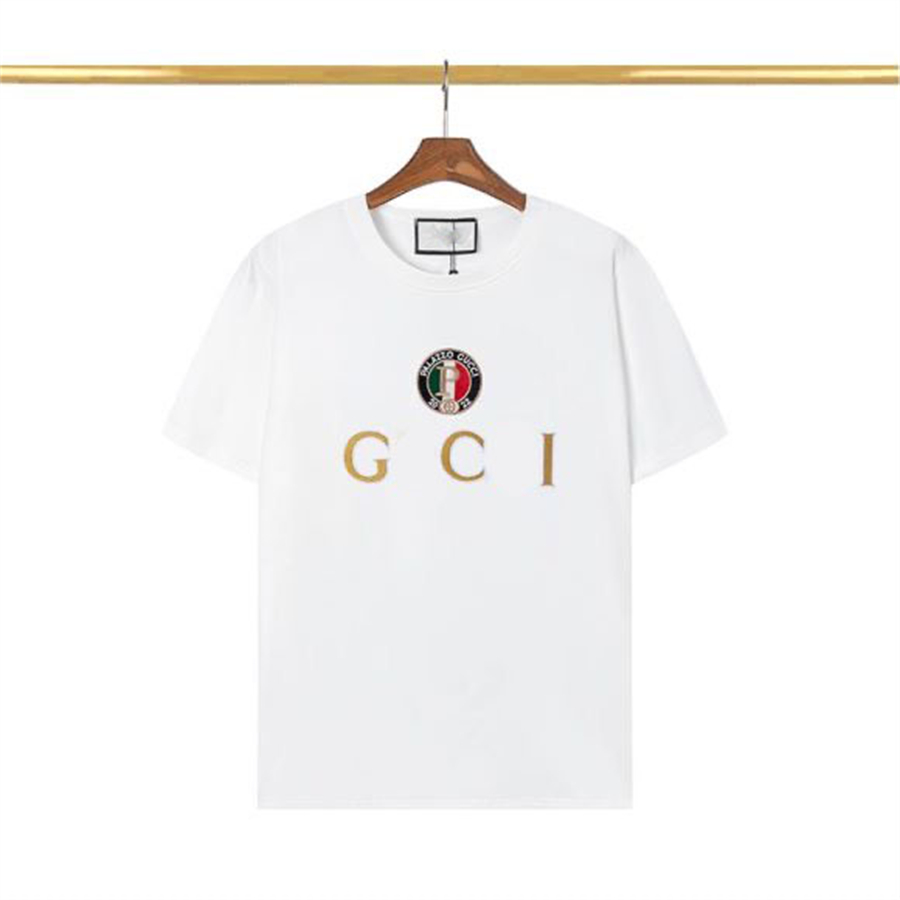 

Designer Men's Tee shirts Black & White Beige Classic Alphabet Embroidery Brand 100% cotton Anti-wrinkle Breathable Fashion casual couple clothes 3xl