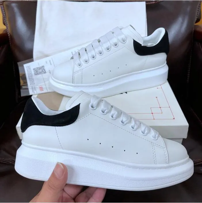 

NEW McQueens Designer Shoes HOT CAKE Casual Shoes Espadrilles Trainers Women Flats Platform Sneakers Designer Oversized White Black Leath iE, 20